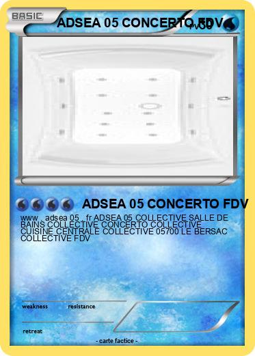 Pokemon ADSEA 05 CONCERTO FDV