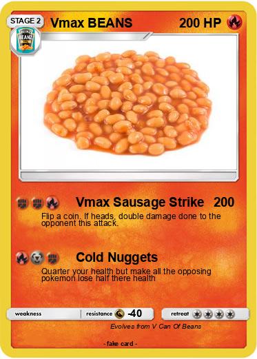 Pokemon Vmax BEANS