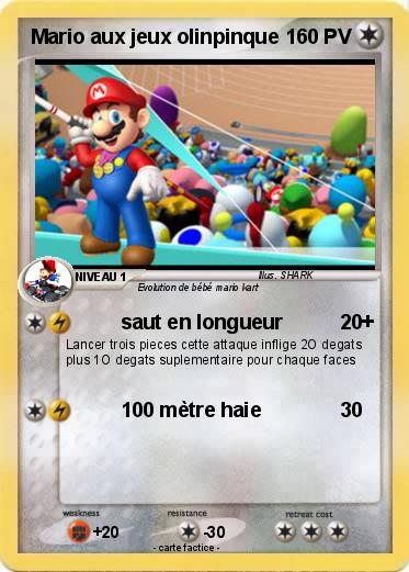 Pokemon Mario aux jeux olinpinque