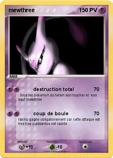 Pokemon mewthree