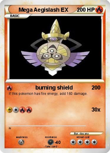 Pokemon Mega Aegislash EX