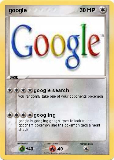 Pokemon google
