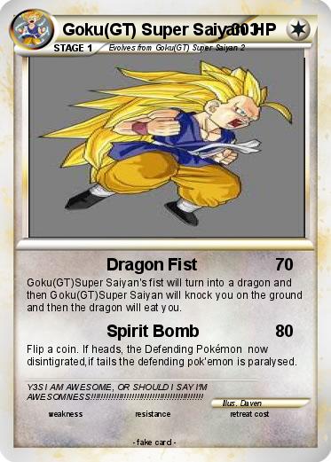 Pokemon Goku(GT) Super Saiyan 3