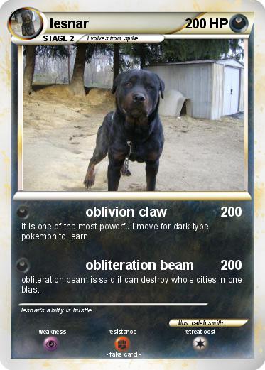 Pokemon lesnar