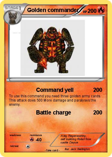 Pokemon Golden commander