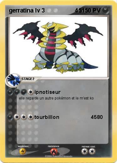 Pokemon gerratina lv 3                   45