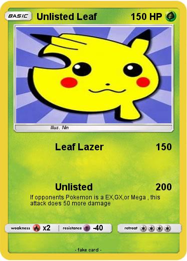 Pokemon Unlisted Leaf