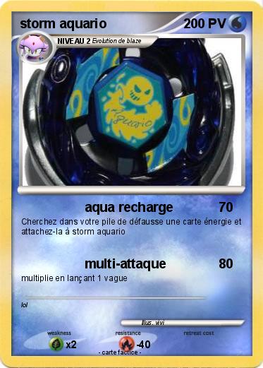 Pokemon storm aquario