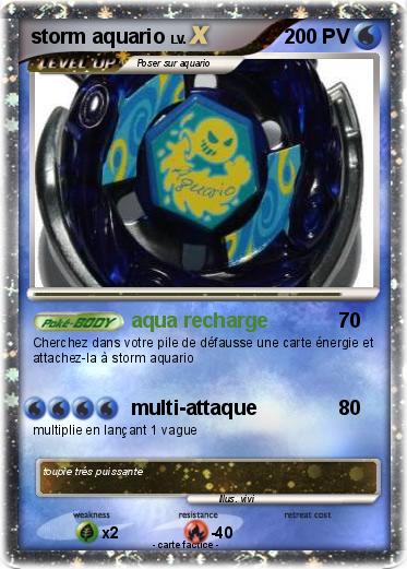 Pokemon storm aquario