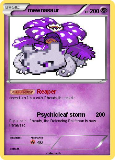 Pokemon mewnasaur