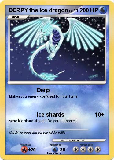 Pokemon DERPY the ice dragon