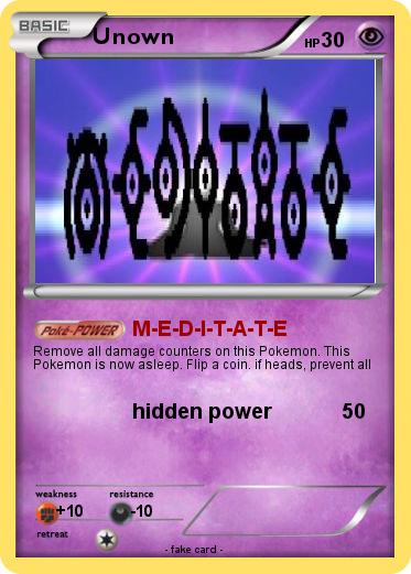Pokemon Unown
