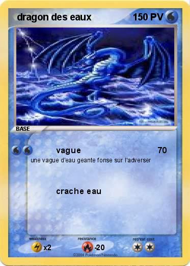 Pokemon  dragon des eaux          