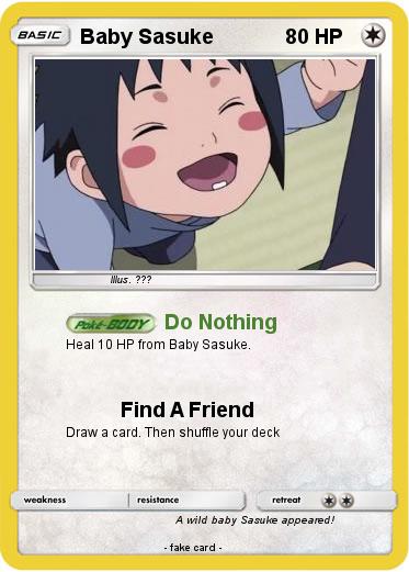 Pokemon Baby Sasuke