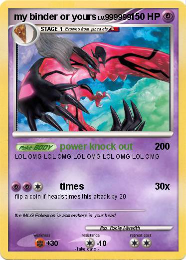 Pokemon my binder or yours