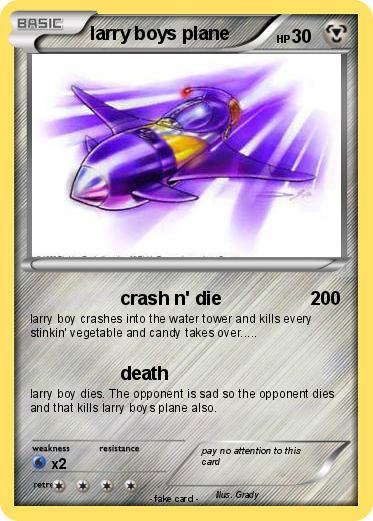 Pokemon larry boys plane