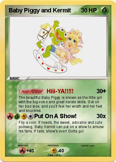 Pokemon Baby Piggy and Kermit