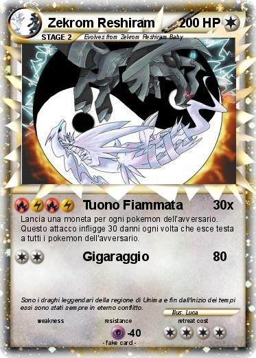 Pokemon Zekrom Reshiram