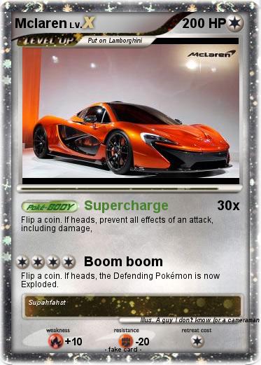 Pokemon Mclaren
