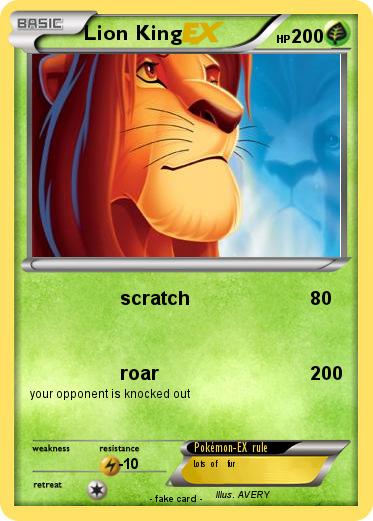 Pokemon Lion King