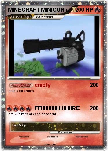Pokemon MINECRAFT MINIGUN