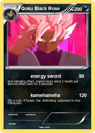 Pokemon Goku Black Rose