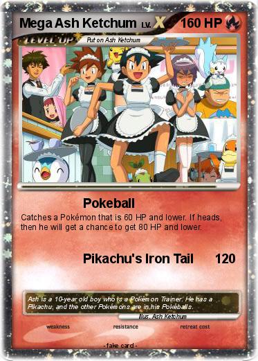 Pokemon Mega Ash Ketchum