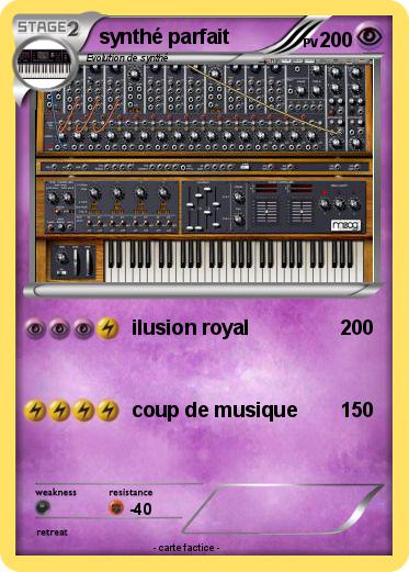Pokemon synthé parfait