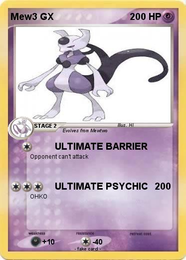 Pokemon Mew3 GX
