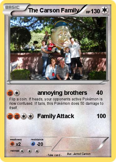 Pokemon The Carson Family