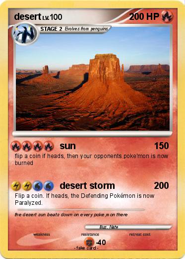 Pokemon desert