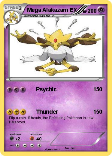 Pokemon Mega Alakazam EX