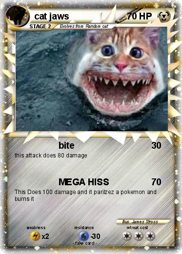 Pokemon cat jaws