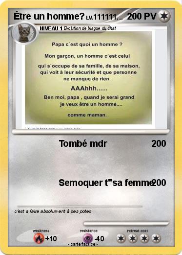Pokemon Être un homme?