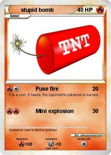 Pokemon stupid bomb