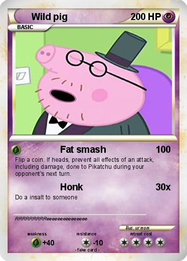 Pokemon Wild pig