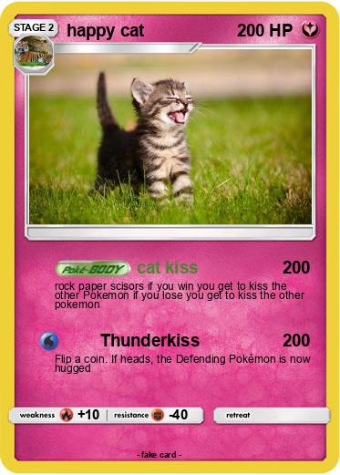 Pokemon happy cat