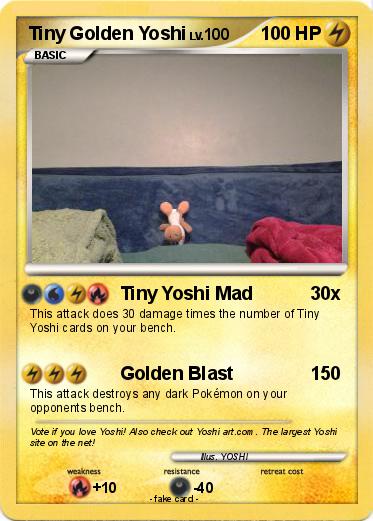 Pokemon Tiny Golden Yoshi