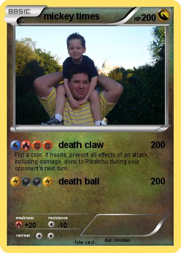 Pokemon mickey times