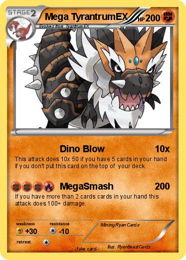 Pokemon Mega TyrantrumEX