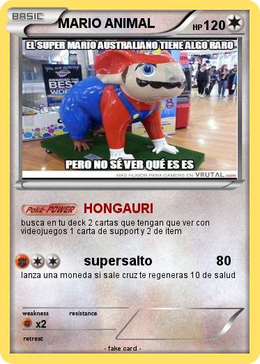 Pokemon MARIO ANIMAL