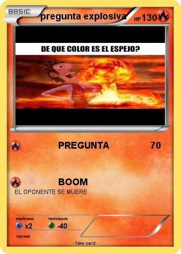 Pokemon pregunta explosiva