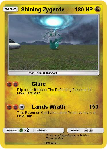 Pokemon Shining Zygarde