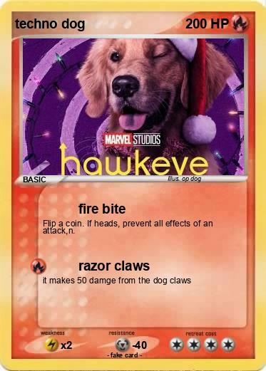 Pokemon techno dog