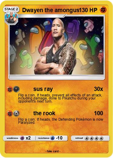 Pokemon Dwayen the amongus