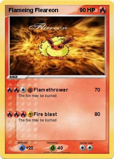 Pokemon Flameing Fleareon