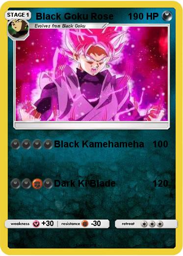 Pokemon Black Goku Rose