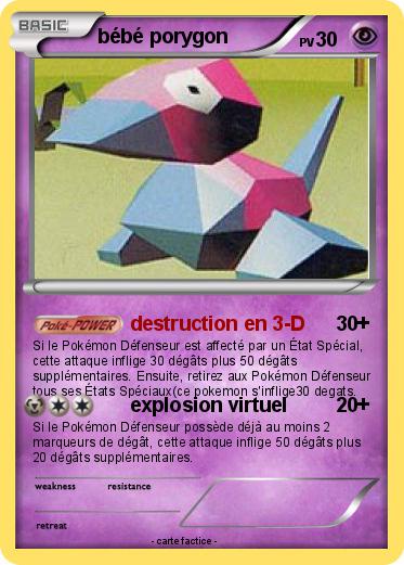 Pokemon bébé porygon