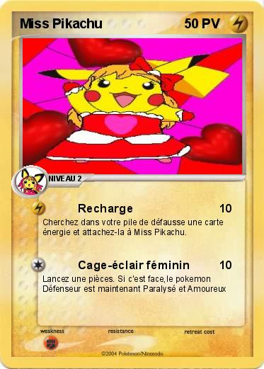 Pokemon Miss Pikachu