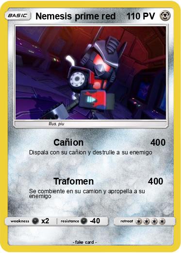 Pokemon Nemesis prime red
